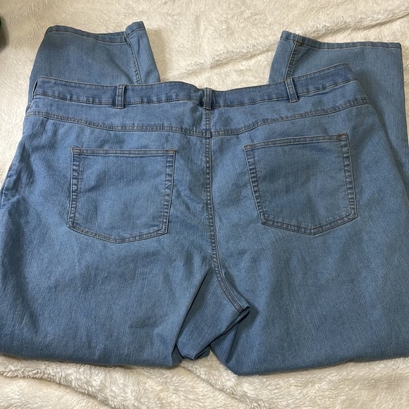 Woman Within Light Colored Jeans - Picture 4 of 4